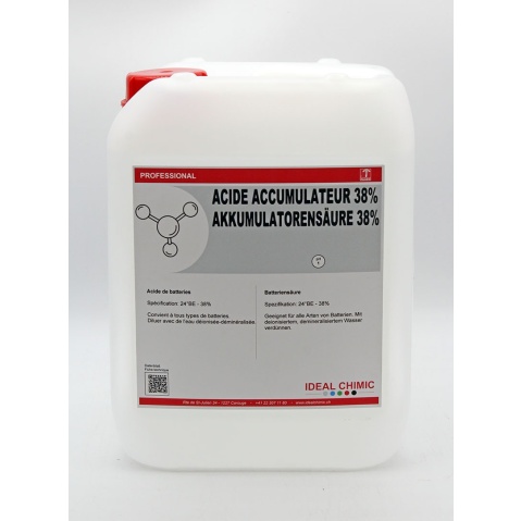 ACIDE ACCUMULATEUR 38%