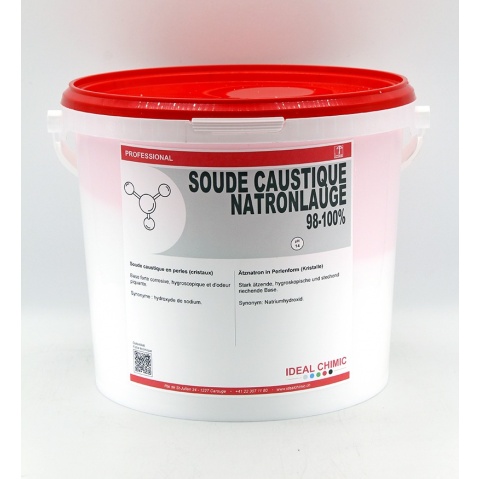 SOUDE CAUSTIQUE PERLE 98-100%