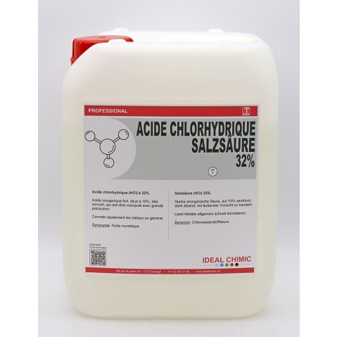 ACIDE CHLORHYDRIQUE 32%