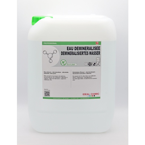 EAU ADOUCIE DEIONISEE DEMINERALISEE 
